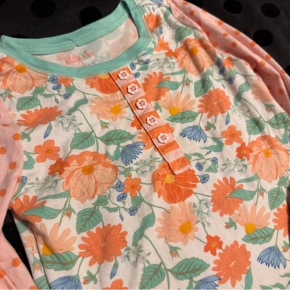 Matilda Jane Dream Chasers Super Sweet PJ Top Size 6 Floral Pajama Shirt - Picture 2 of 4